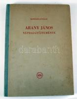 Arany János népdalgyűjteménye. Közzéteszi Kodály Zoltán és Gyulai Ágost. Bp., 1952, Akadémiai Kiadó, 204 p.+ 24 t. Első kiadás. Kiadói félvászon-kötés.