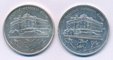 1992-1993. 200Ft Ag "MNB" (2xklf) T:AU,XF kis ph., patina
Adamo F13
