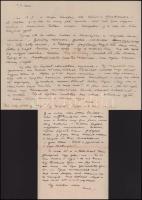 Jankovics Marcell (1941-2021) Kossuth-díjas filmrendező családi irathagyatéka, 26 db levél és képesl...