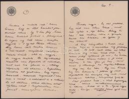 Jankovics Marcell (1941-2021) Kossuth-díjas filmrendező családi irathagyatéka, 26 db levél és képesl...