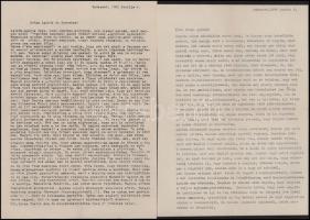 Jankovics Marcell (1941-2021) Kossuth-díjas filmrendező családi irathagyatéka, 26 db levél és képesl...