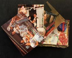 120 db MODERN népviselet képeslap / 120 modern folk costume postcards