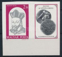 1985 350 éves az ELTE vágott ívszéli szelvényes bélyeg