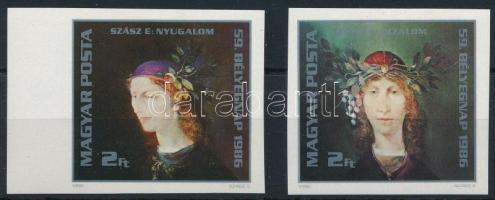 1986 Bélyegnap - Festmények XX. vágott sor (4.000)