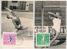 8 db MODERN magyar sport képeslap a MOB (Magyar Olimpiai Bizottság) megalakulásának 75. évfordulójár...