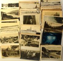 100 db RÉGI kisalakú külföldi város képeslap / 100 pre-1945 foreign town postcards