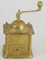 Turul réz kávédaráló, jelzett, m: 20 cm