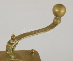 Turul réz kávédaráló, jelzett, m: 20 cm