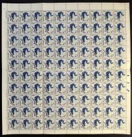 Spanyolország 1977 Sí Világbajnokság Nevada MINTA 0PTA névértékű hajtott teljes ív, a felső sor színhiánnyal