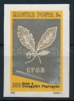 1982 200 éves a Diósgyőri Papírgyár vágott bélyeg