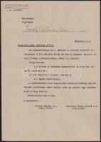 1938 Sárdy Brutusnak címzett, a Légoltalmi Liga által küldött levél légoltalmi térképpel, Kézdi-Ková...