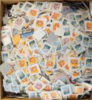 Bruttó 3,68 kg Svájc áztatni való forgalmi bélyeg ömlesztve cipős dobozban