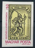 1982 100 éves a Kner Nyomda vágott bélyeg