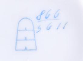 cca 1900 B. Bloch &amp; Co. historizáló mintás kanna és 5 darab pohár, jelzett, kopással, m: 15 ...