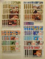 Magyar előrendező 20 lapos fűzött berakóban, 1969-1982, kb 5.000 db bélyeg