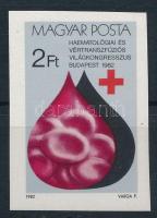 1982 Haematológiai Világkongresszus vágott bélyeg