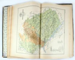 cca 1890 Magyarország megyéinek kézi atlasza. Tervezte: Gönczy Pál. Rajzolta: Kogutowicz Manó. Bp., ...