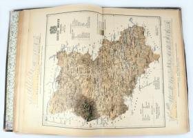 cca 1890 Magyarország megyéinek kézi atlasza. Tervezte: Gönczy Pál. Rajzolta: Kogutowicz Manó. Bp., ...