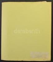 Kis tétel, benne európai és tengerentúli bélyegek, berakólapokon és előnyomott albumlapokon, mappába...