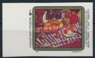 1983 Czóbel Béla II. vágott ívszéli bélyeg