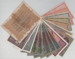 Vegyes 16db-os pengő és forint tétel: 1848. 10Ft + 1989. 50FT + 1946. 10.000-1.000.000AP (5db) + 193...