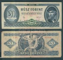 1980-95. 20Ft(2x),50Ft(1x),100Ft(5x) 6klf évszámmal összesen 8db T:II+,III