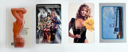 150 db vegyes kártyanaptár, közte erotikus is