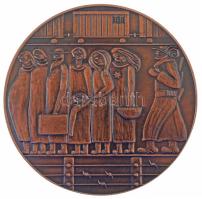 1984. "Megölte őket a gyűlölet - őrizze emléküket a szeretet 1944-1984" kétoldalas bronz h...