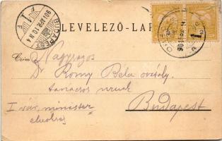 1901 Orsova, Kazán-szoros. Hutterer G. / Kasanpartie / gorge (szakadás / gorge)