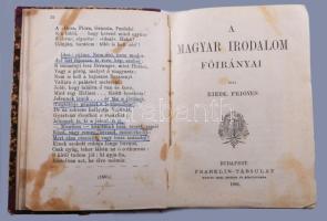 Kolligátum: Arany János: Vojtina levelei öcscséhez. Vojtina ars poétikája. Bp., 1903, Franklin. Félvászon kötés, gerinc szakadt, kopottas állapotban.