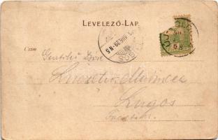 1903 Orsova, Trajan emléktábla a Kazánban. Hutterer G. / Kazan, Trajaotafel / Cazane, Tabula Traiana...