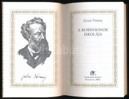 Verne, Jules: A Robinsonok iskolája. Bp., 2003, Unikornis. Kiadói műbőr kötés, jó állapotban