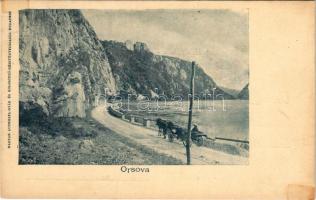 Orsova, szoros. Magyar Automata-gyár és kölcsönző r.t. kiadása / gorge (fl)