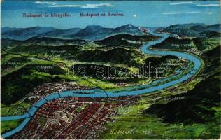 1929 Budapest és környéke. Klösz Gy. és Fia kiadása (fl)