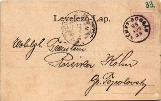 1898 Boksánbánya, Románbogsán, Németbogsán, Deutsch-Bogsan, Bocsa Montana; Röm. kath. Kirche, Kolczá...