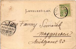 1904 Nádpatak, Rohrbach, Robariu, Rodbav; héz. F. Lauritsch kiadása / house (lyuk / pinhole)