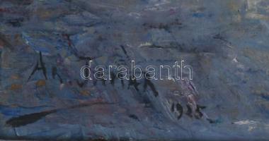 Armand Jamar (1870-1946), belga festő: Rialto (Velence), 1925. Olaj, vászon. Jelezve balra lent. Dek...