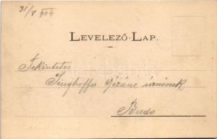 1904 Petrozsény, Petrosany; részlet a szurduki szorosból, híd. Herz Arnold és Grausam Károly kiadása...