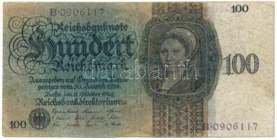 Németország / Weimari Köztársaság 1924. 100M T:F Germany / Weimar Republic 1924. 100 Mark C:F Krause 178.