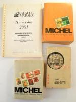 8 db katalógus / szakirodalom, közte Michel