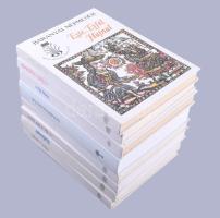 Mesék, mondák, történetek sorozat 8 db kötete: Szalonnafa- varsányi cigány népmesék, Mátyás az igazságos, A Nap s a Hold keresése - Bözödi népmesék, Rózsafiű és Tulipánleány - Kalotaszegi népmesék, Szimbólumtár, Pallag Rózsa - Kárpát Ukrajnai magyar népmesék, A király virágoskertje - Karcsai népmesék, Este, éjfél, hajnal - Baranyai népmesék. Bp., 1980-1988 MTA. Kiadói kartonált papírkötésben