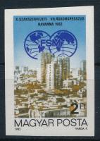 1982 Szakszervezet VI. vágott bélyeg