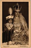 Zita királyné és Habsburg Ottó Koronaherceg / Queen Zita with Crown Prince Otto