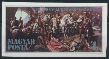 1986 Budavár visszavétele vágott bélyeg