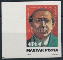 1986 Pogány József vágott ívszéli bélyeg
