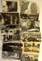 300 db MODERN magyar fekete-fehér város képeslap, 1 forintos lapokkal, kisebb településekkel (1950-1970) / 300 modern Hungarian town postcards