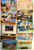 300 db MODERN magyar színes város képeslap, kisebb településekkel is (1960-2000) / 300 modern coloured Hungarian town postcards