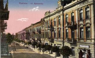 Piotrków Trybunalski Bykowska street with the warehouse of Franciszek Kowalski