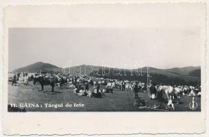 Gajna-hegység, Muntele Gaina (Abrud, Erdélyi-középhegység, Muntii Apuseni); Gainai leányvásár, erdélyi folklór / Targul de fete / girls' fair, Tranylvanian folklore. Fotofilm Cluj (fl)