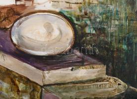 Jálics Gyula (1940-2016): Hazafelé (Opatija, Horvátország). Olaj, farost, jelzett. Fakeretben, 68×50...